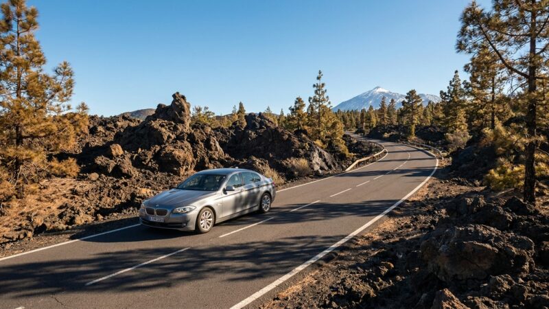 BMW 5-Series Tenerifē: pirmās rokas braukšanas atsauksme