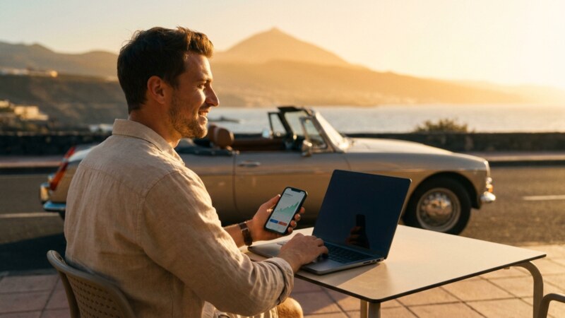 Partneru programma Tenerifē: samaksa par auto nomas padomu