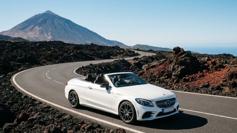 Mercedes-AMG C-Class Cabrio Tenerifē: braukšanas atsauksme