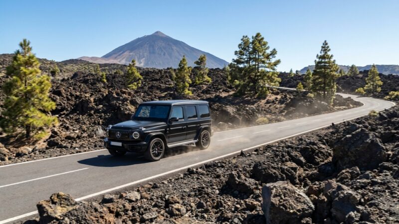Mercedes-AMG G63 Tenerifē: pirmās rokas braukšanas tests