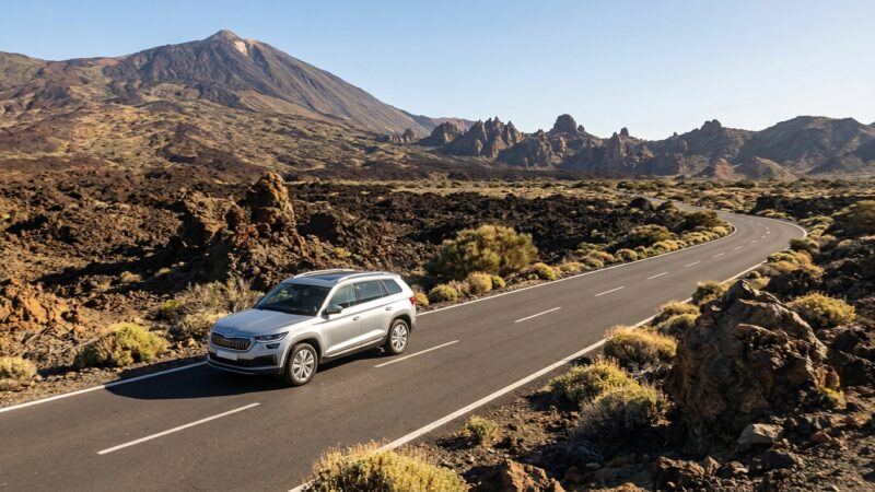 Skoda Kodiaq Tenerifē: pirmās rokas braukšanas tests