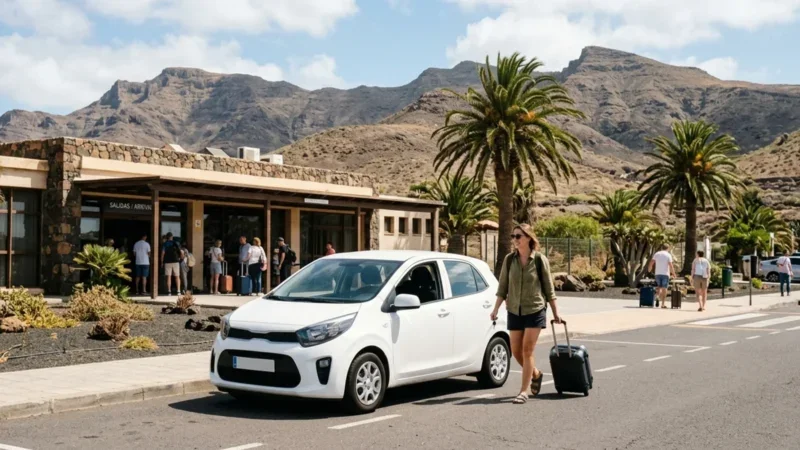 Auto noma Tenerife dienvidu lidostā (TFS): 2026. ceļvedis