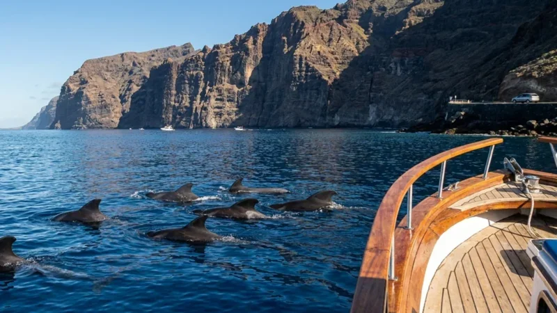 Vaļu un delfīnu vērošana Tenerifē: labākās laivas un ceļš